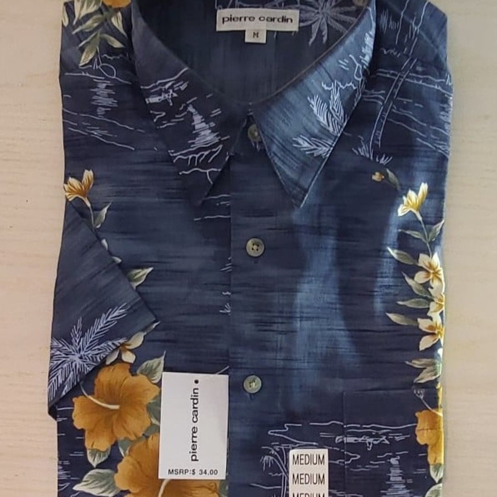 (M/M) Pierre Cardin Button-Down Shirt - NEW